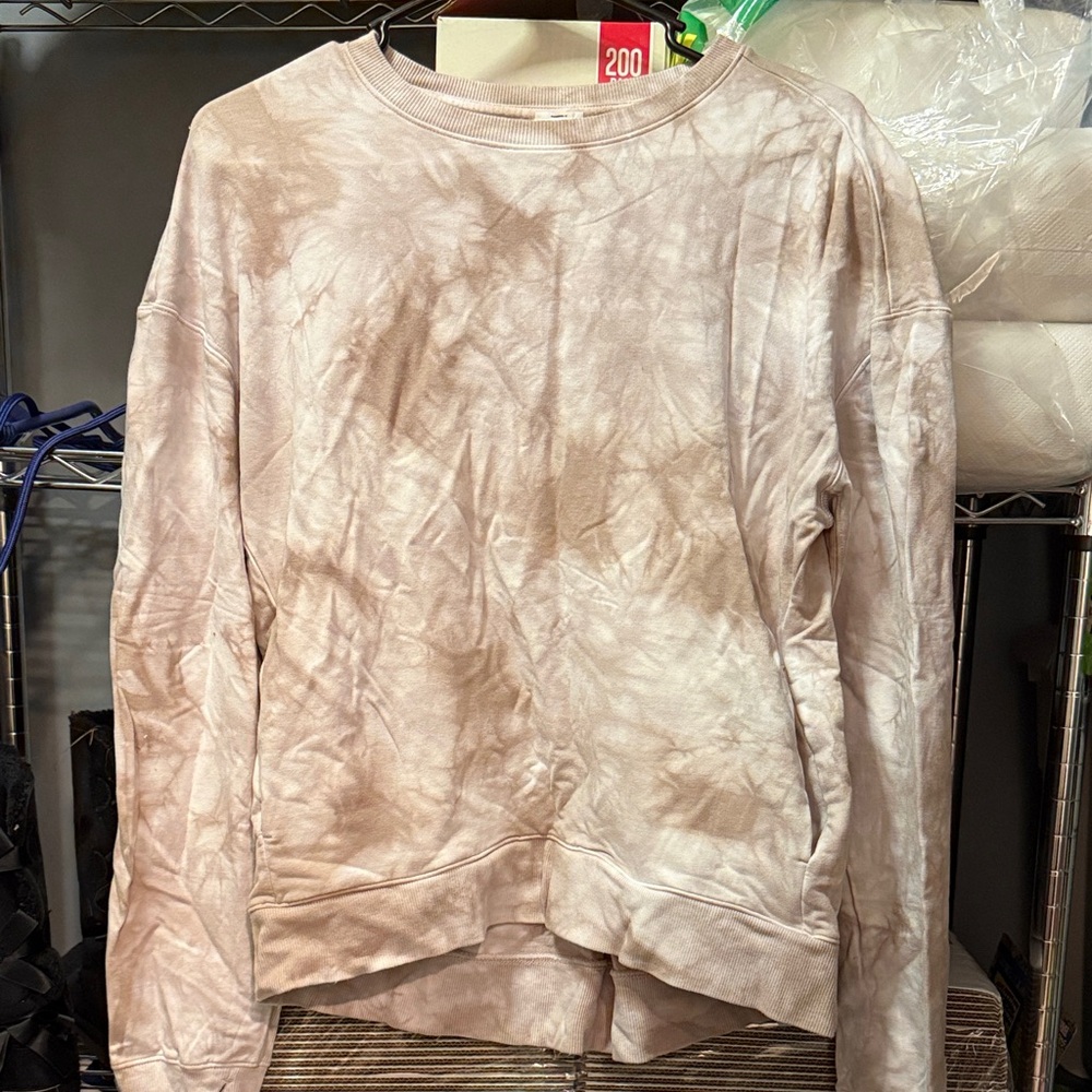 All in Motion Tie-Dye Sweatshirt - Beige